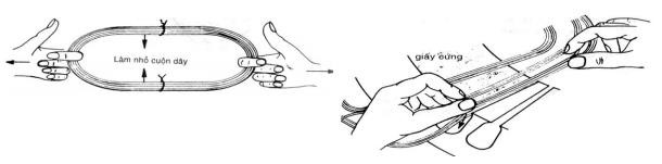 Quan sát tình trạng các thanh dẫn đã được đặt gọn trong lớp cách điện rãnh 4