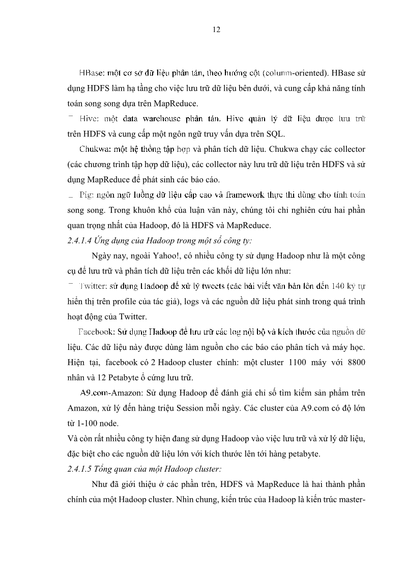 Luận văn Thạc sĩ Công nghệ thông tin Nghiên cứu mô hình kiểm soát truy xuất cho dữ liệu lớn - 2 Trang 23