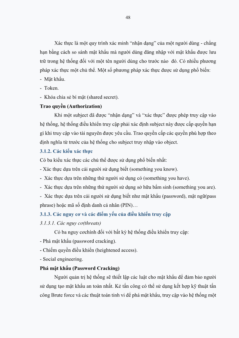 Luận văn Thạc sĩ Công nghệ thông tin Nghiên cứu mô hình kiểm soát truy xuất cho dữ liệu lớn - 5 Trang 59