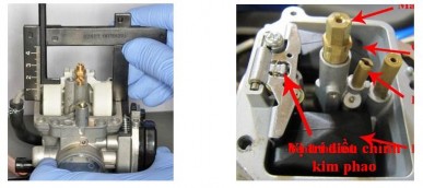 KiÓm tra le giã Sửa chữa Gíc lơ kim cối ga mòn thì thay mới Kim 3 cạnh không 1