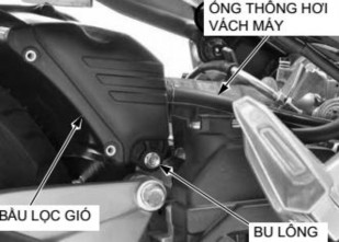 Hình 2 11 Tháo dây ga ống nối bướm ga Tháo bướm ga Tháo day ga Tháo đầu nối 3P 5