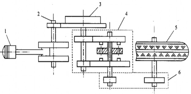 Hình 1 1 Sơ đồ hệ thống truyên động 1 Pít tông 2 Trục khuỷu 3 Bô ly hợp 4 2