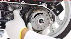 Hình 3 25 Lắp bộ côn sau  Vệ sinh nồi xe tay ga cần phải được thực hiện 15