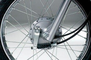 Hình 4 2 Hình ảnh bộ hai bánh xe Phanh Gồm Moay ơ lò xo càng phanh má phanh quả đào 19