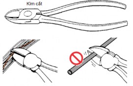 Hình 1 11 Cấu tạo và cách sử dụng kìm nhọn Hình 1 11 Cấu tạo và các sử 3