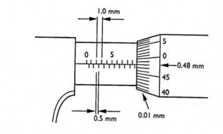 Hình 1 25 Đọc trị số trên pan me 3 2 3 Đồng hồ so Có hai loại đồng so đồng 5