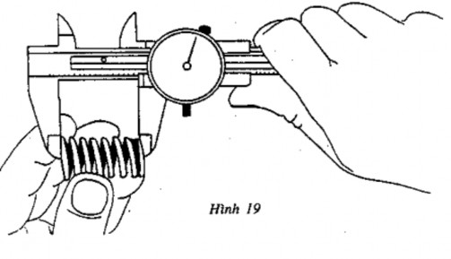 Hình 3 9 Đo kiểm tra lò xo Kiểm tra phớt gít quan sát độ cứng độ biến dạng 11
