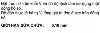 Hình 4 22 Đo độ đáo của trục khuỷu Sửa chữa Hỏng ren rộng rãnh cavet có 13