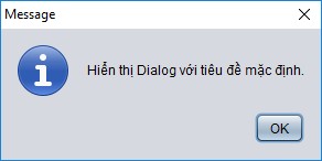 Ví dụ 4 3 Hiển thị Dialogbox với tiêu đề tùy chỉnh và icon cảnh báo Tùy 1