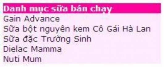 Phân tích yêu cầu Gọi sử dụng lớp xl sua Dùng hàm danh sach sua ban chay để lấy 3