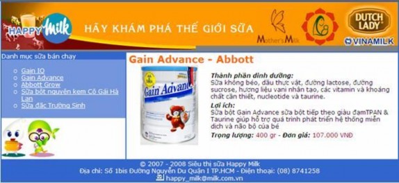 Trang tìm kiếm sữa Trang thêm khách hàng Sau đó ráp lại thành một trang web hoàn 7