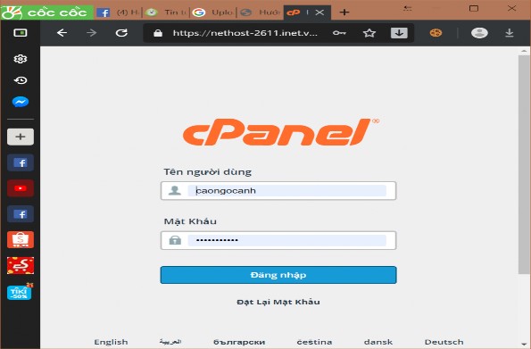 Bước 2 Vào Cơ sở dữ liệu MySql để tạo tên database Bước 3 Click phpmyadmin 2