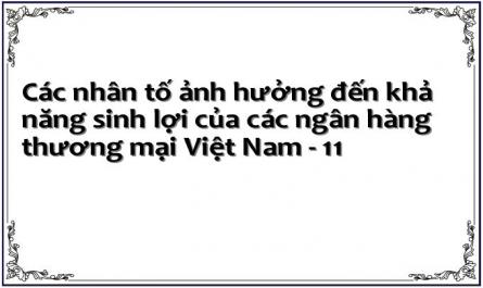 Các nhân tố ảnh hưởng đến khả năng sinh lợi của các ngân hàng thương mại Việt Nam - 11