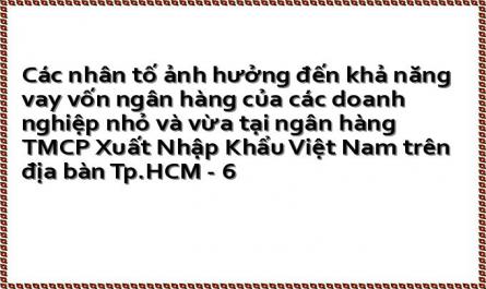 Thực Trạng Cho Vay Doanh Nghiệp Nhỏ Và Vừa Tại Ngân Hàng Tmcp Xuất Nhập Khẩu Việt Nam Trên