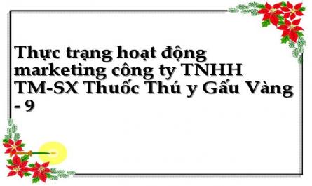 Thực trạng hoạt động marketing công ty TNHH TM-SX Thuốc Thú y Gấu Vàng - 9
