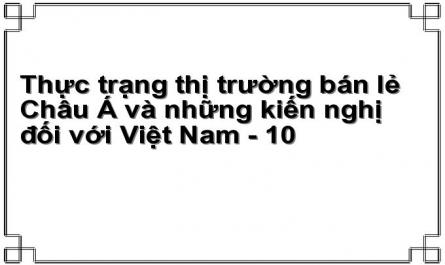 Nhóm Kiến Nghị Nhằm Phát Triển Thị Trường Bán Lẻ Việt Nam