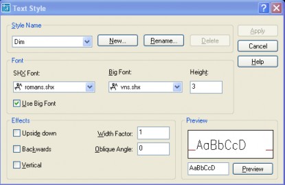 Style name Tên style New rename delete Tạo mới thay đổi tên và xóa một kiểu chữ 1