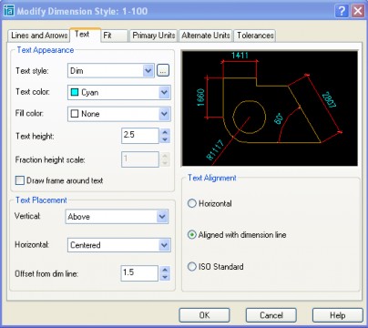 Text Appearance  Text style Chọn tên kiểu chữ hiện lên trong kích thước Ta có 6
