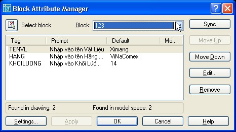 Chọn Edit thì hộp thoại Edit Attribute sẽ hiện lên như sau Th ẻ Attribute như đã 11