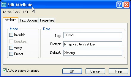 Th ẻ Attribute như đã trình bày trong mục tạo thuộc tính Data Bạn có thể sửa 12