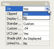 Ẩn hiện viewport phụ thuộc vào trạng thái thông số On trong thẻ Misc của cửa 15