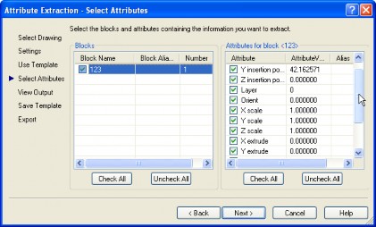 Chọn cac thông tin cân tric h ra trong hôp̣ attributes for block Chọn cac block sẽ tric h 6