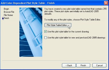 Bấn vào nút Plot style table editor để hiệu chỉnh nét in Color Chỉnh màu của các 6