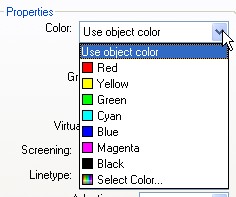 Color Chỉnh màu của các nét vẽ Nếu bạn không in màu thì nên chuyển nó thành 8
