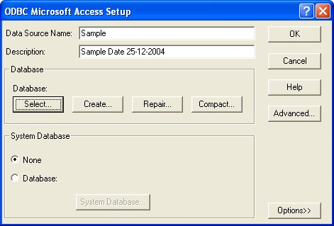 Data Source Name đánh tên của cơ sở dữ liệu bạn muốn tạo Description mô tả cơ 9