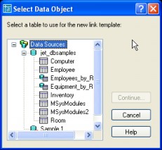 DBConnectTemplateNew Link Template nếu có một bảng đã được mở sẵn bạn có 5