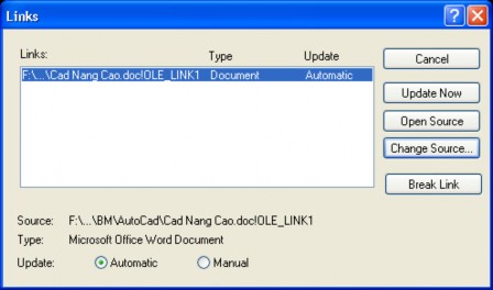  Trong quá trình làm việc ai đó thay đổi đường dẫn file link của bạn bạn 7