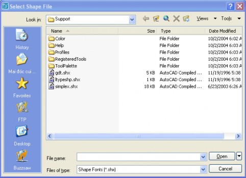 Figure 1 Load shape file Figure 2 Purge shape files Chọn file shape cần gỡ bỏ sau đó ấn 8