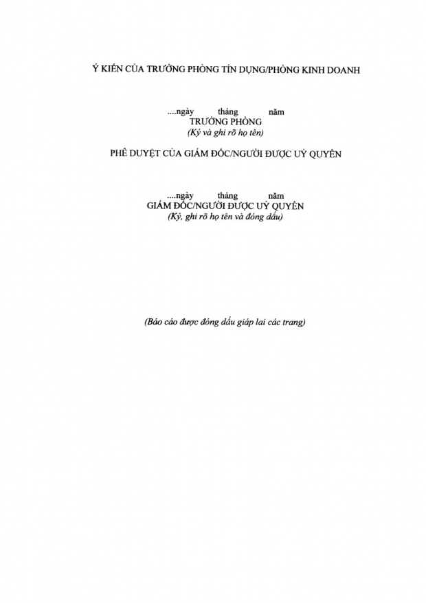 Trường Đại học Kinh tế Huế Phụ lục 05 Thông báo từ chối cho vay Trường 2