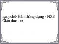 1945 chữ Hán thông dụng - NXB Giáo dục - 12