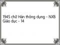 1945 chữ Hán thông dụng - NXB Giáo dục - 14