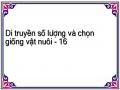 Di truyền số lượng và chọn giống vật nuôi - 16