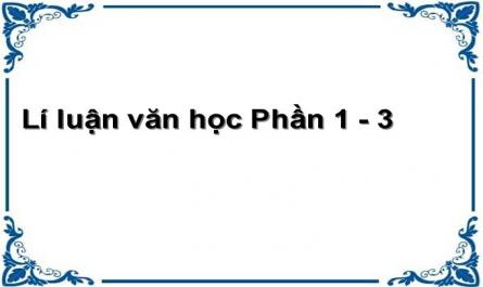 Hình Tượng Chứa Đựng Tình Cảm Xã Hội Và Lí Tưởng Thẩm Mĩ