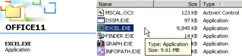 Hoặc khởi động từ biểu tượng Excel trong cửa sổ Windows Explorer 2 Kết thúc 4