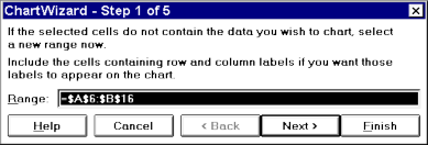 Ÿ Bước 3 Xuất hiện hộp chọn vùng dữ liệu Vì vùng dữ liệu đã chọn ở 1