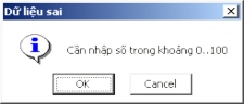 Với khai báo trên khi nhập giá trị sai sẽ xuất hiện thông báo sau 7 9 Bảo vệ 4