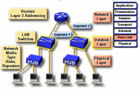Hình 9 7 – Sử dụng Switch để mở rộng băng thông mạng Một ưu thế nữa đối 1