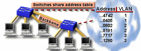 Hình 6 1 – VLAN sử dụng cơ chế lọc khung 6 2 2 Cơ chế nhận dạng khung Frame 1