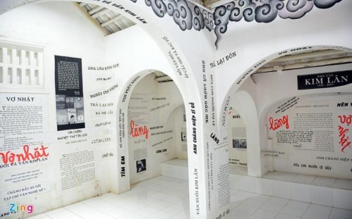 Một phần nhà tưởng niệm Kim Lân tại Việt phủ Thành Chương ảnh zing vn Làng 3