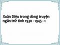 Xuân Diệu trong dòng truyện ngắn trữ tình 1930 - 1945