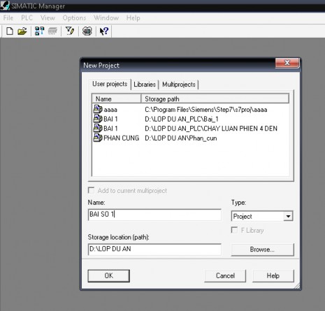 Hình 3 4 Tạo1 project mới Click phải chuột vào tên bài theo hướng dẫn Hình 3 5 7
