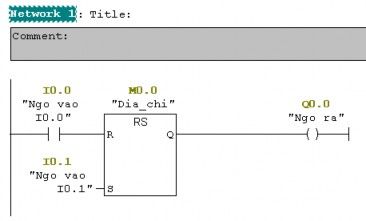 Hình 4 10 Lệnh Set Reset Địa chỉ Mx y Bảng 4 1 Bảng trạng thái khối Set Reset Ngõ 9
