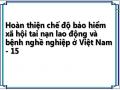 Hoàn thiện chế độ bảo hiểm xã hội tai nạn lao động và bệnh nghề nghiệp ở Việt Nam - 15