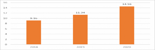 Nguồn Báo cáo thường niên 2020 của NHNN Hình 4 7 Tăng trưởng tín dụng của các 3