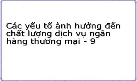 Tổng Hợp Các Yếu Tố Ảnh Hưởng Đến Chất Lượng Dịch Vụ Ngân Hàng