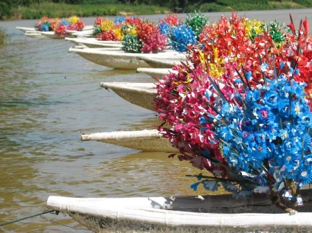 H 3 2 13 Đinh Khắc Thịnh Huế Thuyền hoa giấy 2008 triển lãm tại Festival Huế 6